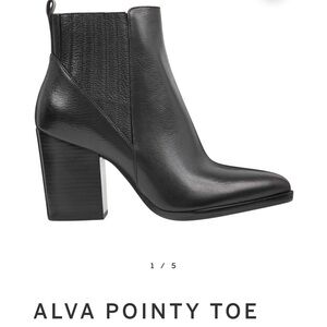 Marc Fisher Black Ankle Booties